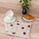 Printed half linen tray for hot pot "Ladybug"